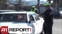 A1 Report - Korçe, shtohen kontrollet e policise rrugore ne prag te festes se Pashkes