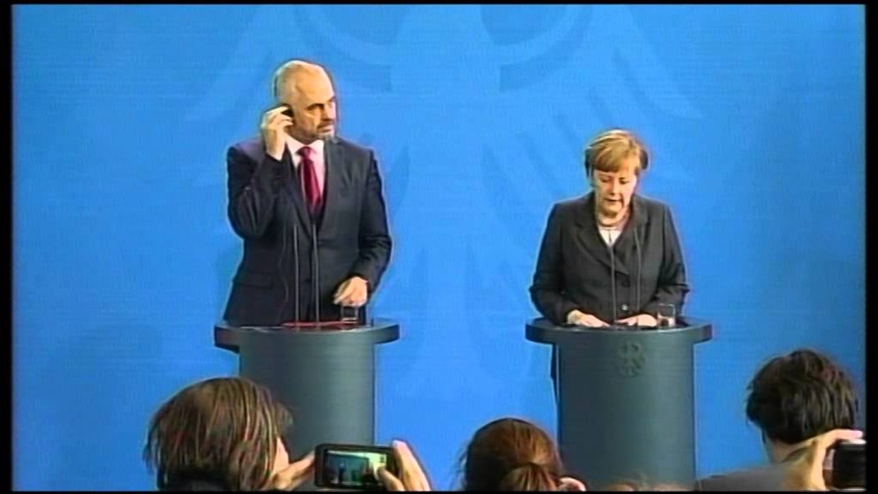 Rama takon Merkel. Kancelarja gjermane: Vështrim pozitiv për statusin