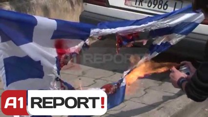 Download Video: A1 Report - Vrasja e Karelit, digjet flamuri grek prane ambasades ne Tirane