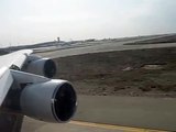 Iran Air B747-200 EP-IAG Take Off from Tehran IKA - Window View