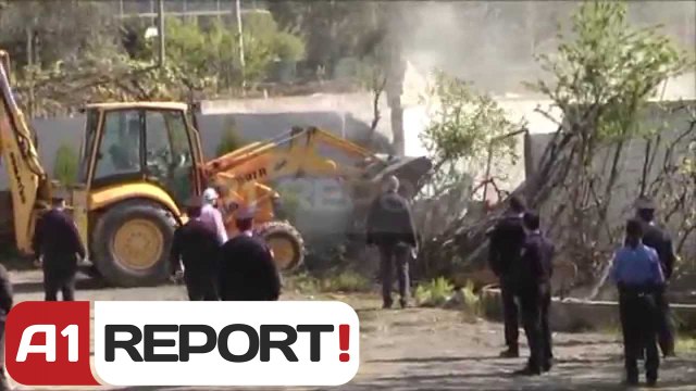 A1 Report - Elbasan, INUK prish dy ndërtesa afër unazës, banorët protestojnë