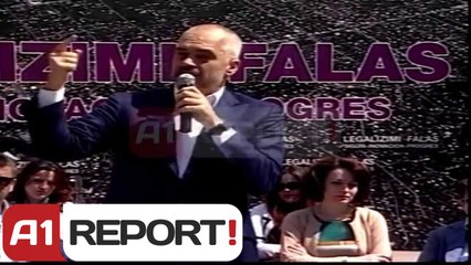 A1 Report - Durrës, Rama: Sot ne do japim tituj Pronesie, jo Shaban-Tapi