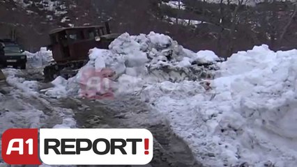 A1 Report - Shkoder, zhbllokohet rruga e Thethit e bllokuar nga debora prej Janarit