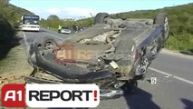 A1 Report - Fier, makina perplas motorçikleten nje i vdekur dhe nje i plagosur