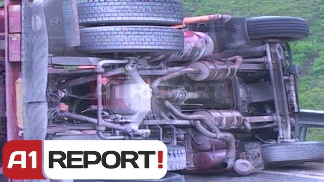 A1 Report - Kukes, perplaset kamioni me autoveturen, 1 i vdekur, 2 te plagosur