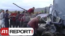 A1 Report - Perplasje tragjike e 4 makinave ne Fier, humbin jeten 3 persona