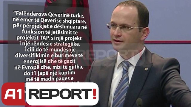 A1 Report - Turqi, Bushati takon Erdogan per projekte konkrete ne shume fusha