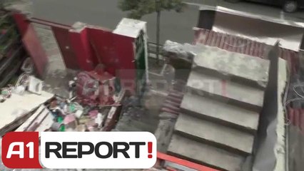 A1 Report - Fqinjet e katit shembin shkallen ngujohet familja ne ish-Bllok