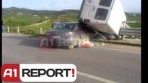 A1 Report - Aksident në aksin Levan-Tepelenë 1 person humb jeten, 2 të plagosur