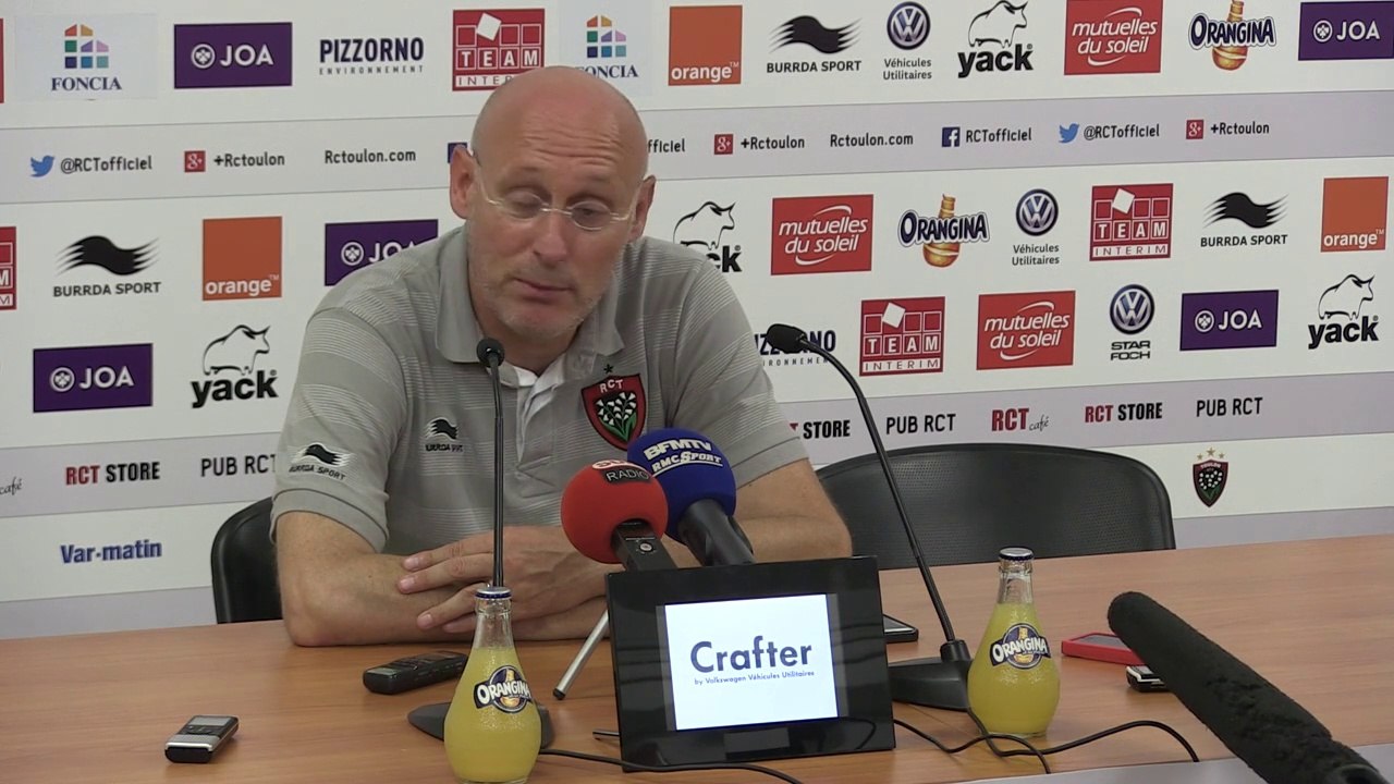 Après-match Toulon-Racing92