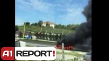 A1 Report - Ja pamjet, makina e inxhinieres në flake pas shperthimit me eksploziv