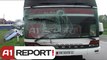 A1 Report - Aksident ne Pogradec, autobusi perplas furgonin me pasagjere