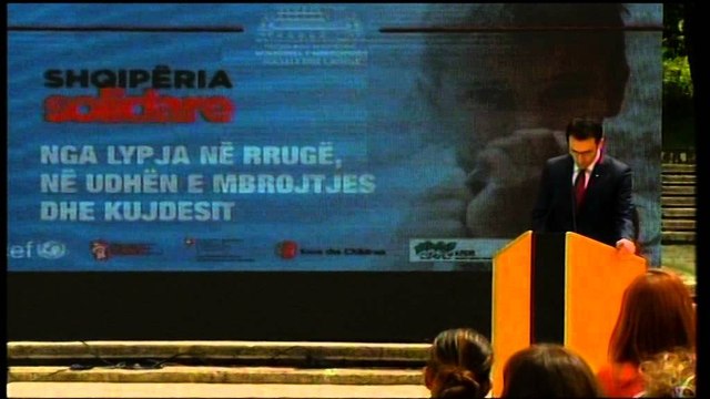 Fëmijët në rrugë . Veliaj, merr pjesë në prezantimin e studimit