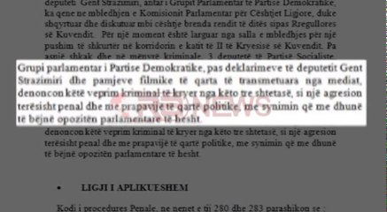 Grupi parlamentar i PD, kallëzim penal për tre deputetët e PS-së