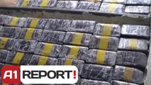 A1 Report - Mali i Zi kap anijen me banane dhe 250 kg kokaine per Shqiperi