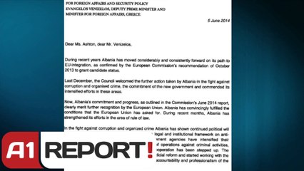 A1 Report - Vjena lobon për statusin e Shqipërisë, letër anëtarëve të BE