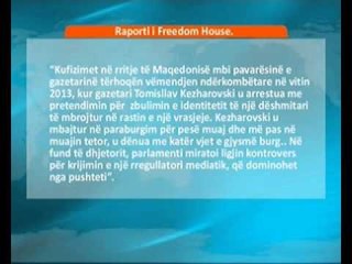 Freedom House: Maqedonia 10 vende prapa në lirinë e mediave