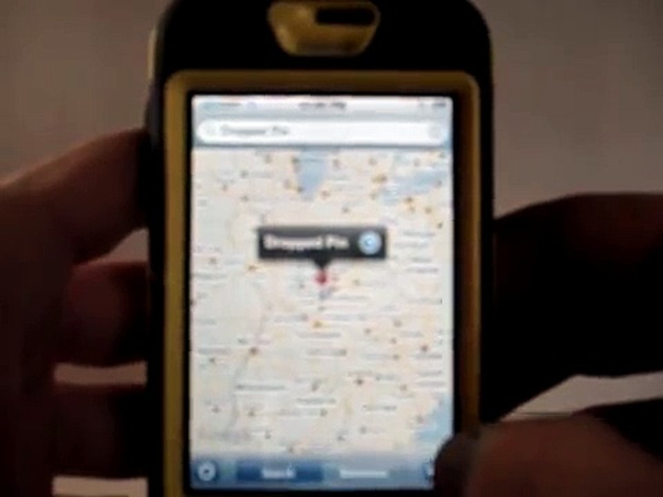 Apple iPhone Google Maps Dropped Pins Removal