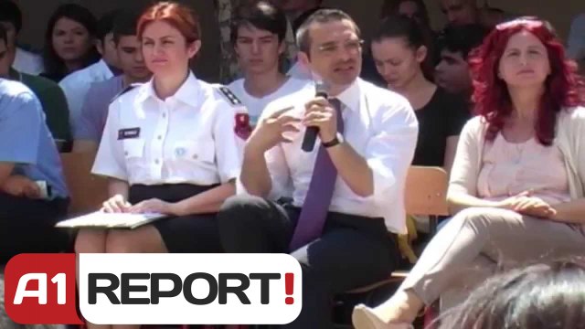 A1 Report - Tahiri me nxënësit: Të gjithë të jemi digë ndaj krimit, jo vetëm policia