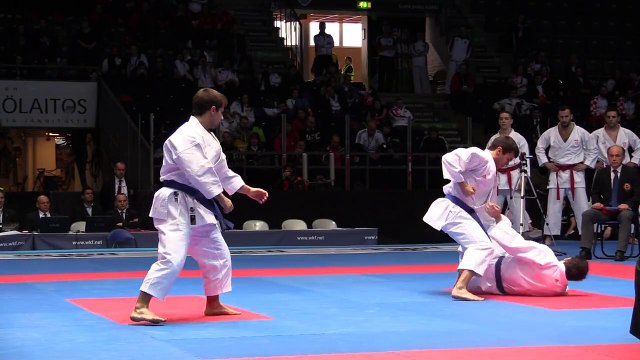 Bunkai Portugal Kata Team. Bronze Medal Match. 49th European Karate Championships