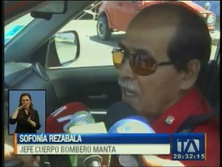 Cinco personas resultaron afectadas por fuga de gas en Manta