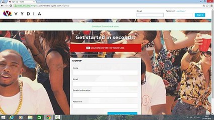 Como crear un canal vevo