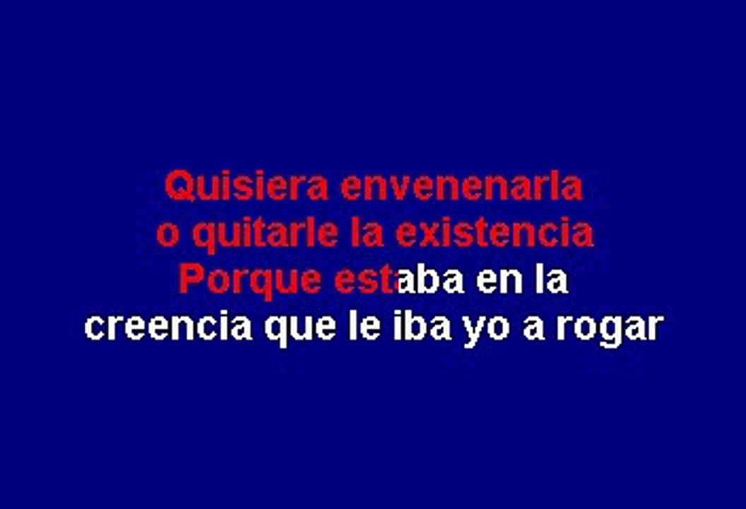 La Migra - Amargo dolor (Karaoke)