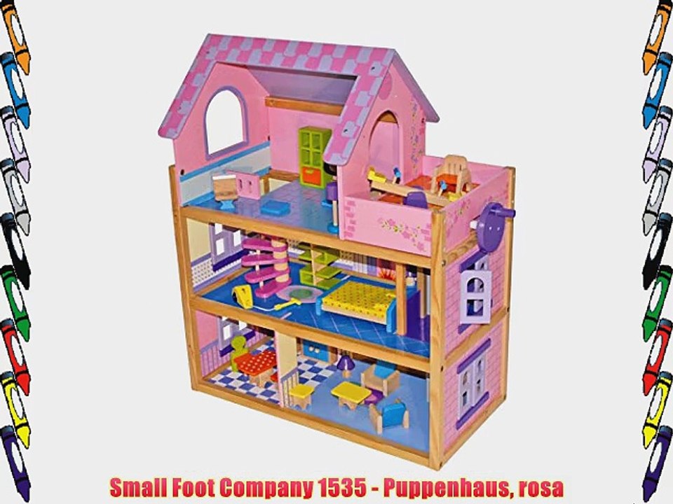 Small Foot Company 1535 - Puppenhaus rosa