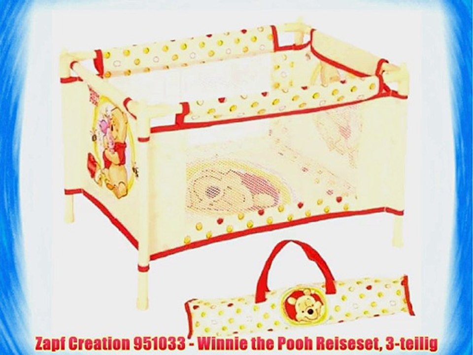 Zapf Creation 951033 - Winnie the Pooh Reiseset 3-teilig
