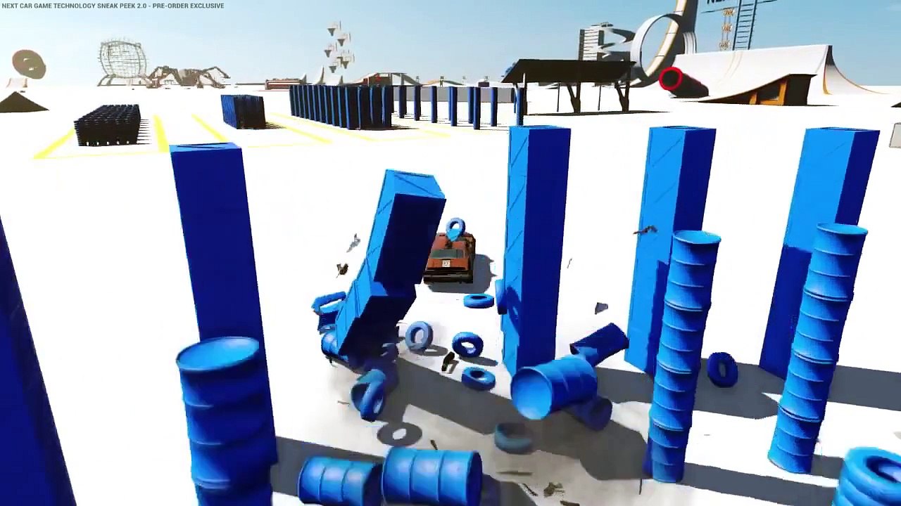 Next Car Game Tech Demo   Messing Around #1