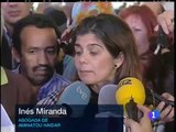 Aminatu Haidar acusa a España de ser cómplice de Marruecos y de empujarla hasta la muerte.