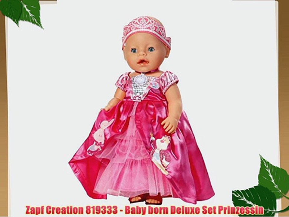 Zapf Creation 819333 - Baby born Deluxe Set Prinzessin