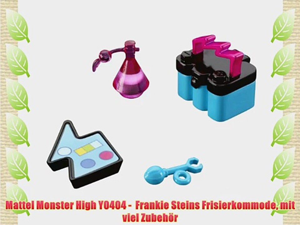 Mattel Monster High Y0404 -  Frankie Steins Frisierkommode mit viel Zubeh?r