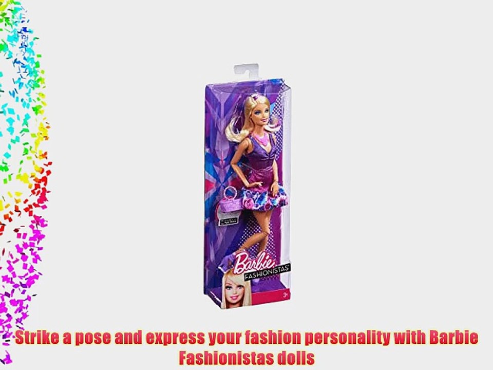 Mattel Barbie X78780 - Fashionistas Barbie Puppe violett