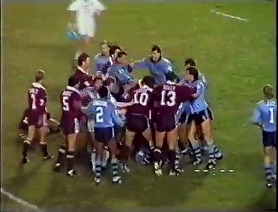 State Of Origin 1988 Fight & Raining XXXX Beer Cans