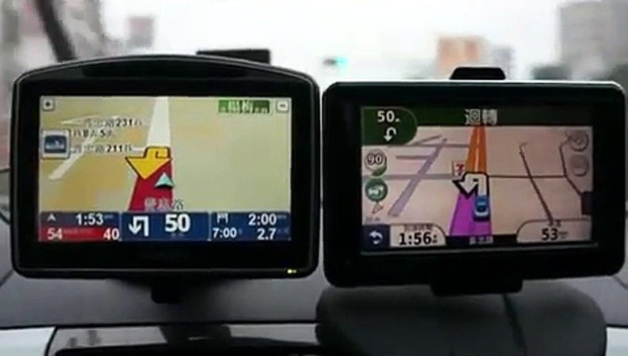 TomTom GO 630 vs Garmin nuvi 1690 重新規劃速度比較