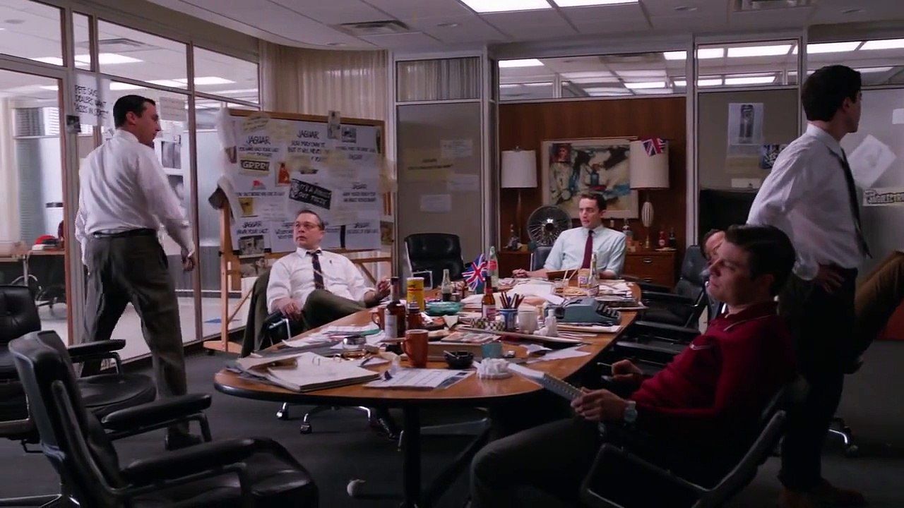 Mad Men - Don throws cash at Peggy's face