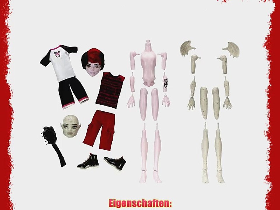 Mattel X3725 - Monster High Create-A-Monster Starter Set Gargoyle und Vampir