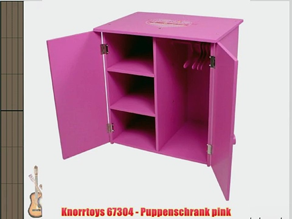Knorrtoys 67304 - Puppenschrank pink