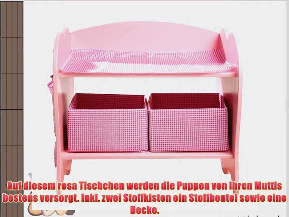 Legler Puppenm?bel Puppen Wickeltisch Wickelkommode