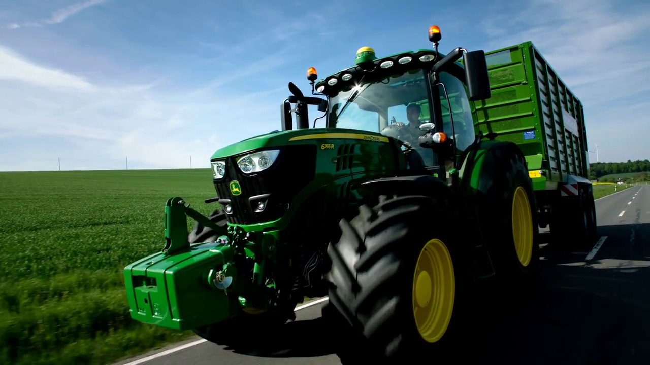 The new John Deere 6R small and mid frame tractor series