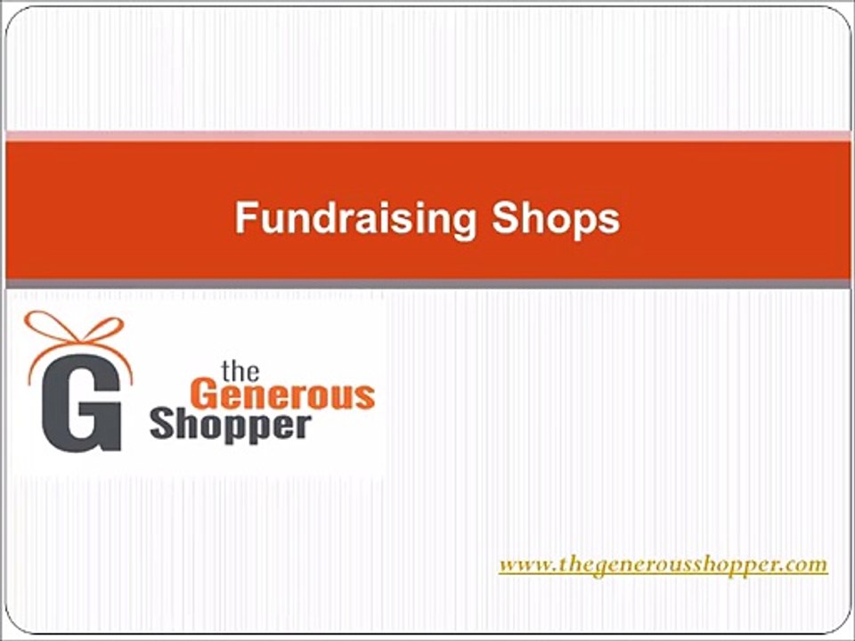 Shop for Fundraising