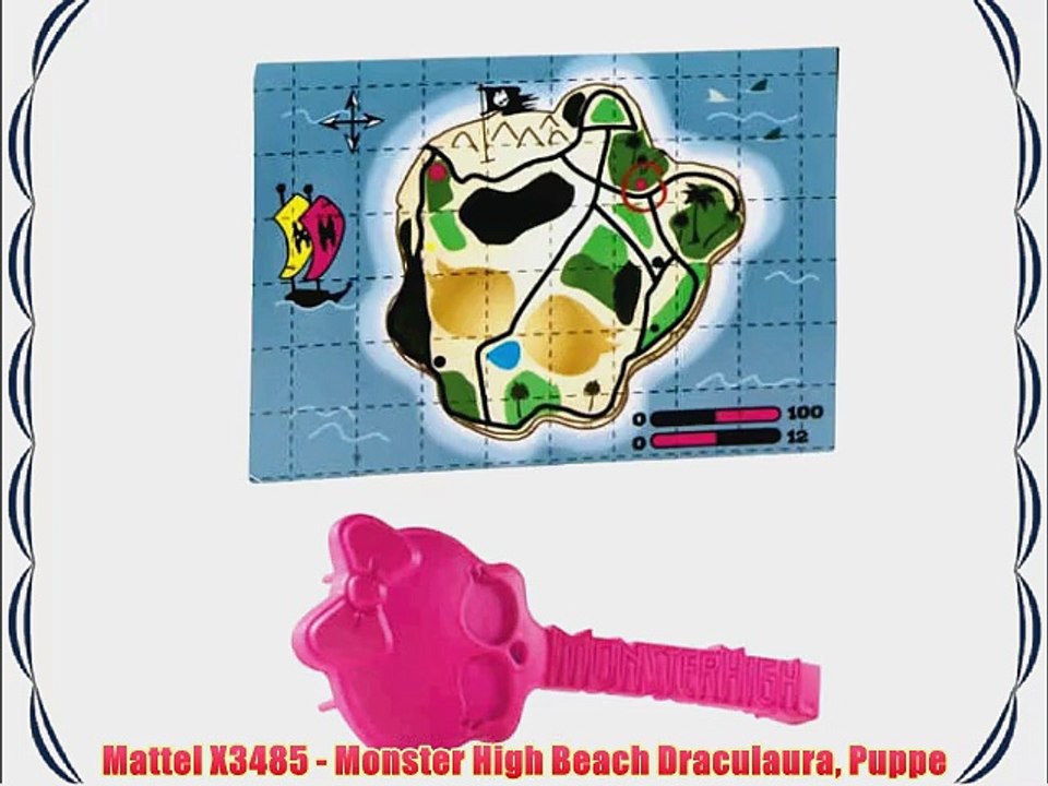 Mattel X3485 - Monster High Beach Draculaura Puppe
