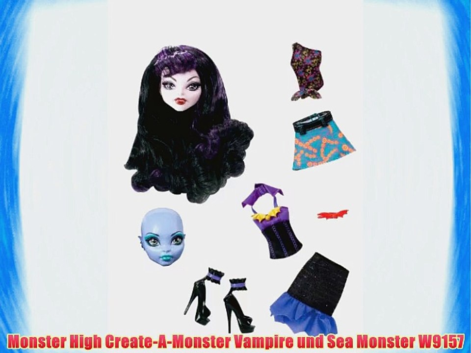 Monster High Create-A-Monster Vampire und Sea Monster W9157