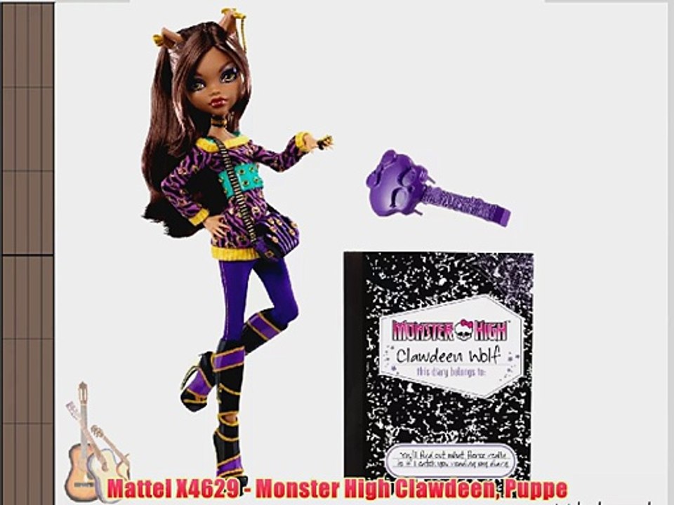 Mattel X4629 - Monster High Clawdeen Puppe