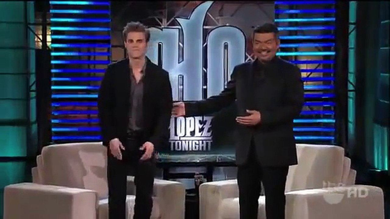Paul Wesley on Lopez Tonight (2/14/2011)