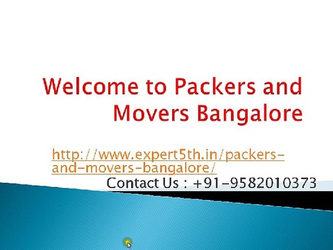 Packers and Movers Bangalore @ expert5th.in/packers-and-movers-bangalore/