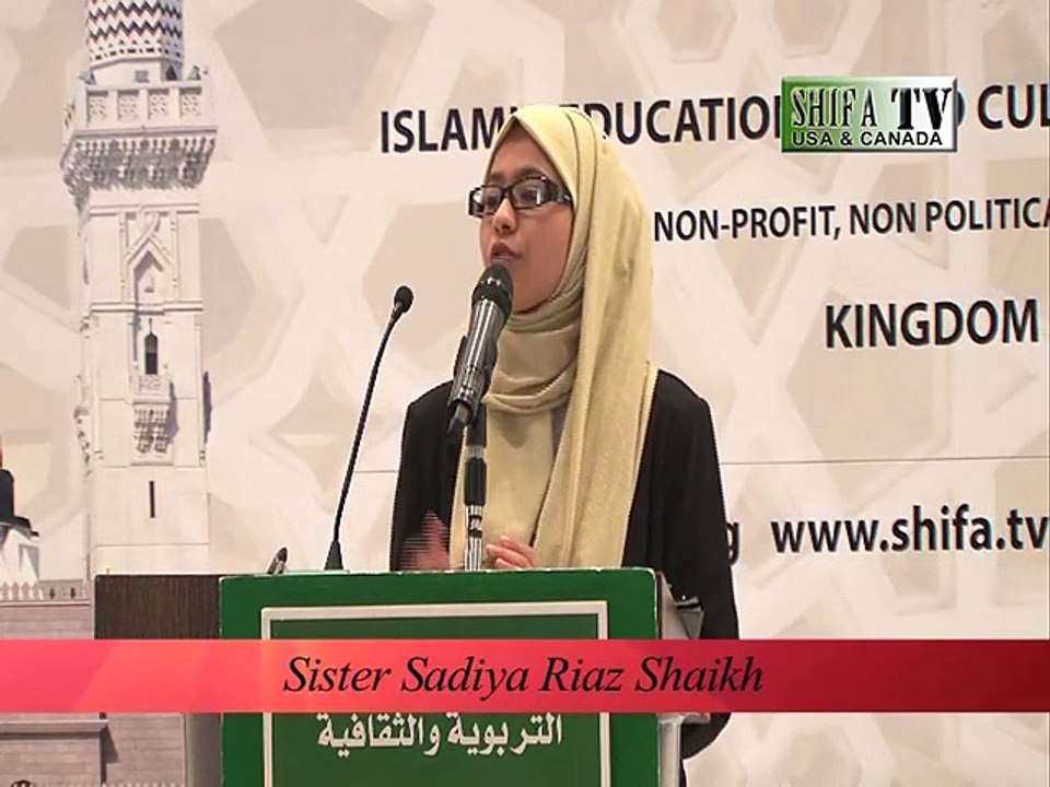 Speech- Adab with Parents Sister Sadiya Riaz Shaikh