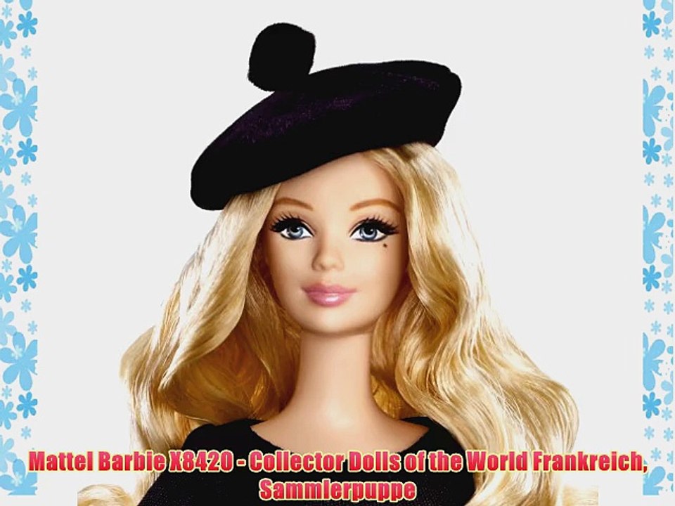 Mattel Barbie X8420 - Collector Dolls of the World Frankreich Sammlerpuppe