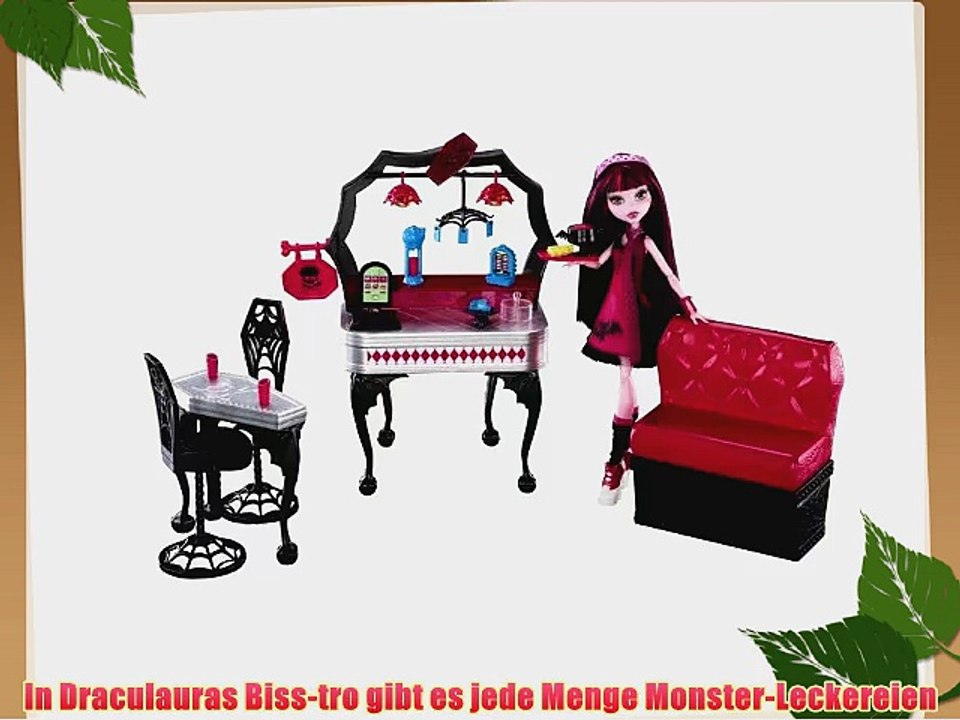 Mattel Monster High Y7719 -  Draculaura und Biss-tro inklusive 1 Puppe